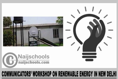 Communicators’ Workshop on Renewable Energy in New Delhi 2023