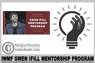 IWMF Gwen Ifill Mentorship Program 2023