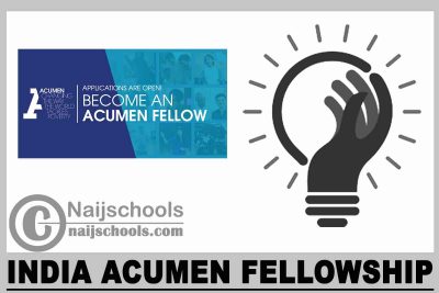 India Acumen Fellowship 2024