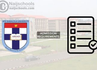 ABUAD Degree Admission Requirements for 2024/2025 Session