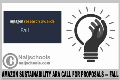 Amazon Sustainability ARA Call for Proposals — Fall 2023