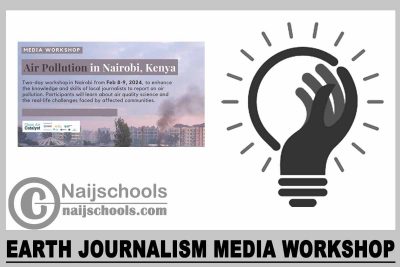 Earth Journalism Media Workshop 2024