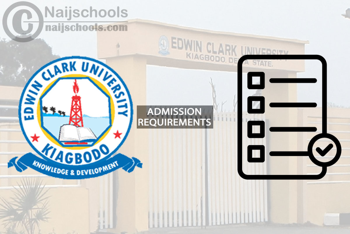 Edwin Clark University Degree Admission Requirements 2024/2025