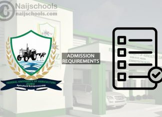 FUAZ Degree Admission Requirements for 2024/2025 Session
