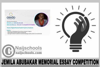 Jemila Abubakar Memorial Essay Competition