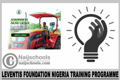 Leventis Foundation Nigeria Training Programme 2024