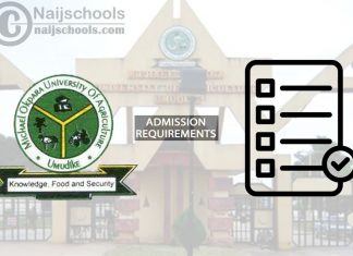 MOUAU Degree Admission Requirements for 2024/2025 Session