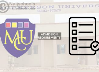 Mcpherson University Degree Admission Requirements 2024/2025
