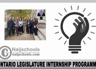 Ontario Legislature Internship Programme 2024