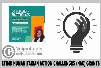 ETH4D Humanitarian Action Challenges (HAC) Grants