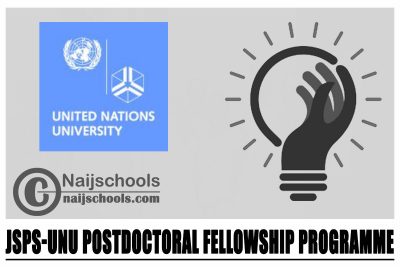 JSPS-UNU Postdoctoral Fellowship Programme 2024