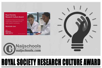 Royal Society Research Culture Award 2024