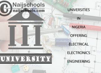 Universities in Nigeria Offering Electrical Electronics Engineering
