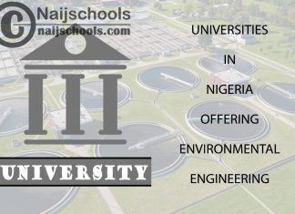 List of Universities in Nigeria Offering Environmental Engineering