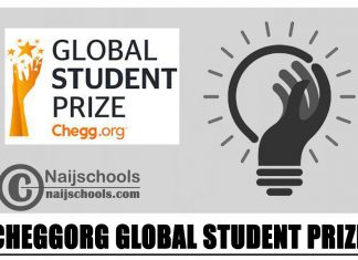 CheggOrg Global Student Prize 2024