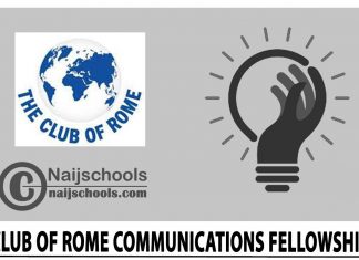 Club of Rome Communications Fellowship 2024