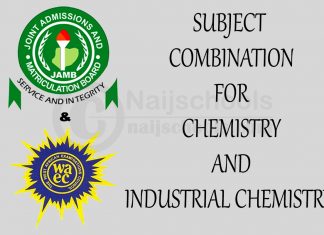 Subject Combination for Chemistry and Industrial Chemistry