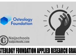 Osteology Foundation Applied Research Grant 2024