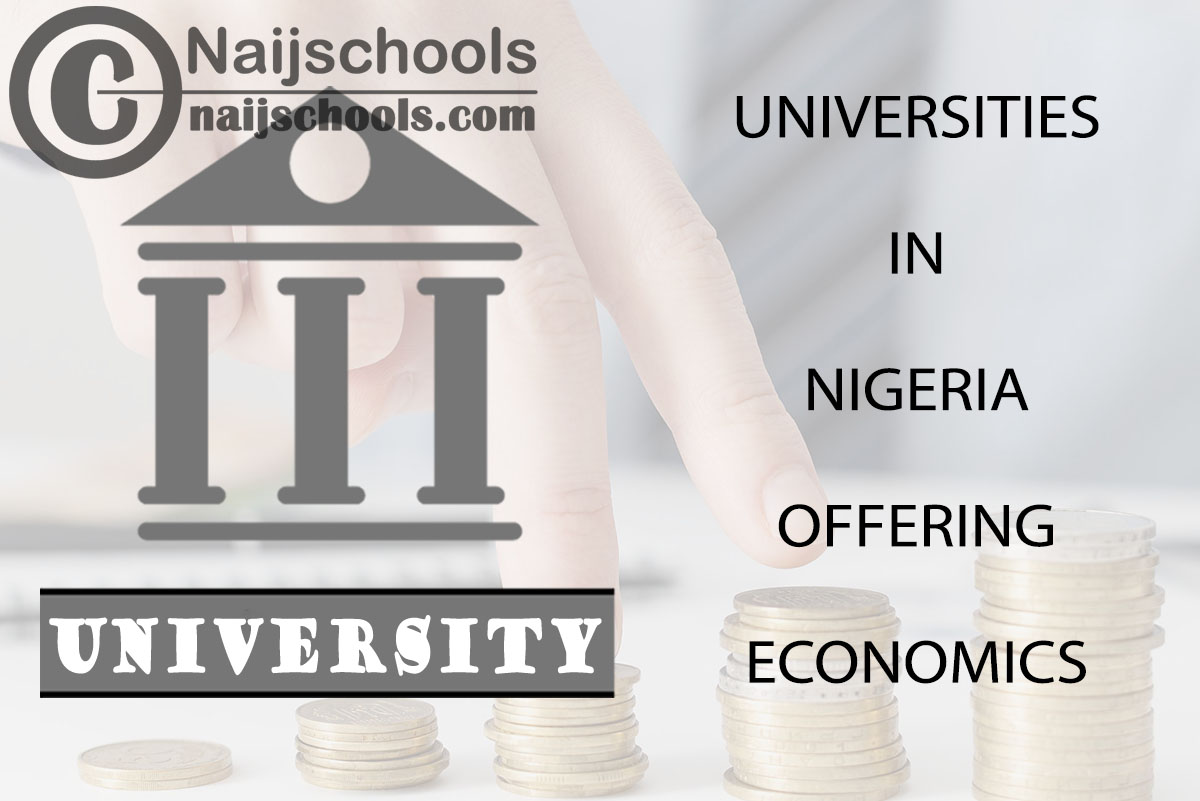 List of Universities in Nigeria Offering Economics
