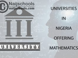 Universities in Nigeria Offering Mathematics (Federal/State/Private)