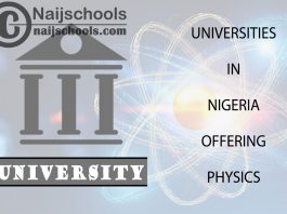 List of Universities in Nigeria Offering Physics