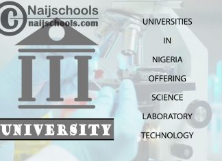 Universities in Nigeria Offering Science Laboratory Technology