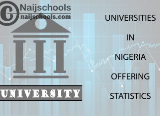 Full List of Universities in Nigeria Offering Statistics List of Universities in Nigeria Offering Statistics