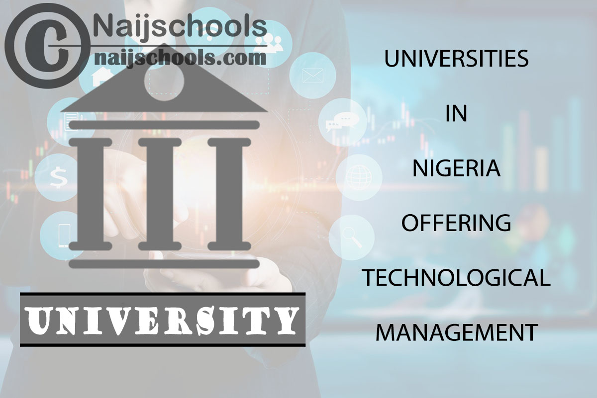 List of Universities in Nigeria Offering Technological Management