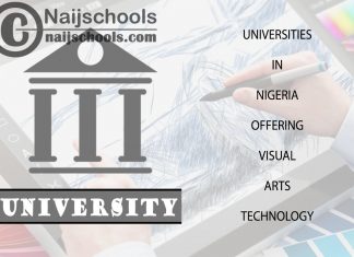List of Universities in Nigeria Offering Visual Arts Technology