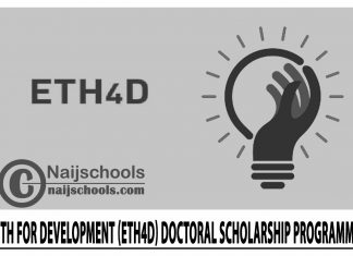 ETH for Development (ETH4D) Doctoral Scholarship Programme 2024