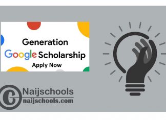Generation Google Scholarship (APAC) 2024-2025 (up to $2,500) Generation Google Scholarship (APAC) 2024-2025