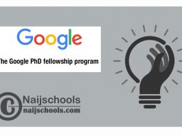 Google PhD Fellowship Program 2024