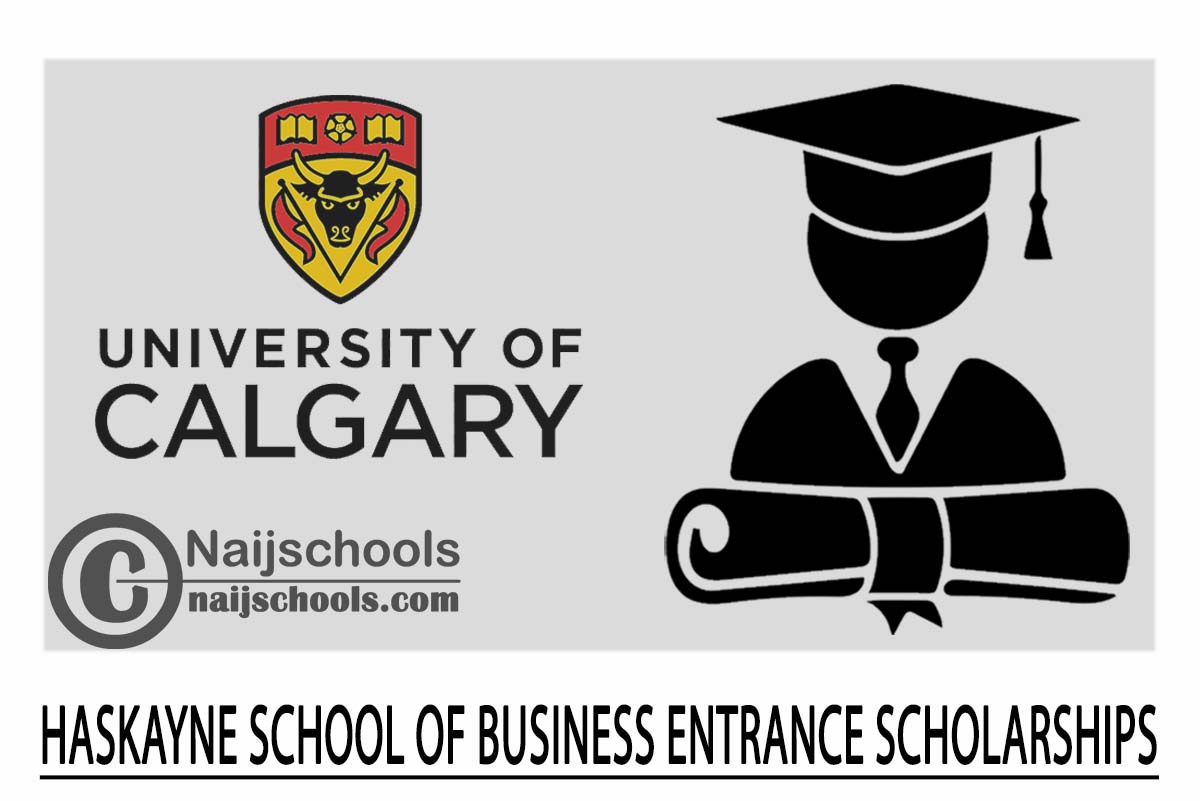 Haskayne School of Business Entrance Scholarships 2024/2025