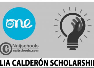 Ilia Calderón Scholarship 2024