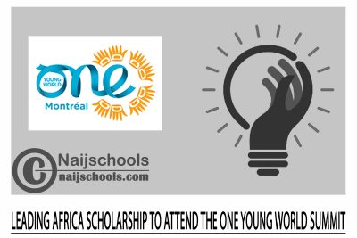 Leading Africa Scholarship to Attend the One Young World Summit 2024 