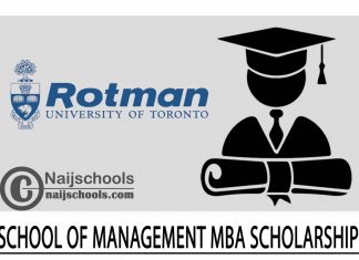 Rotman School of Management MBA Scholarships 2024 ($25,000)