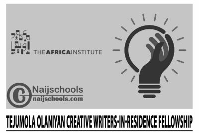 Tejumola Olaniyan Creative Writers-in-Residence Fellowship 2024 