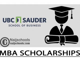 UBC Sauder School of Business MBA Scholarships 2024 ($60,000)