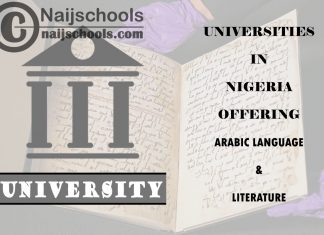 Universities in Nigeria Offering Arabic Language & Literature