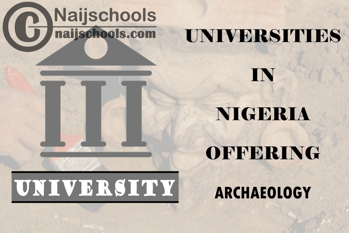 List of Universities in Nigeria Offering Archaeology