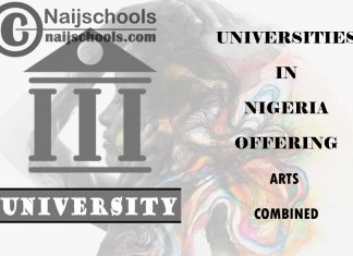 List of Universities in Nigeria Offering Arts Combined