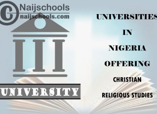 Universities in Nigeria Offering Christian Religious Studies