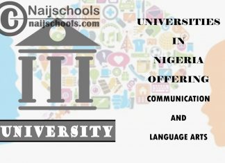 Universities in Nigeria Offering Communication and Language Arts