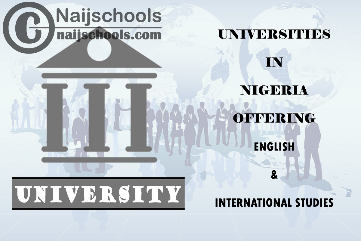 Universities in Nigeria Offering English & International Studies