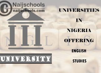 List of Universities in Nigeria Offering English Studies