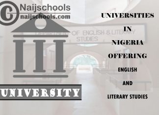 Universities in Nigeria Offering English and Literary Studies