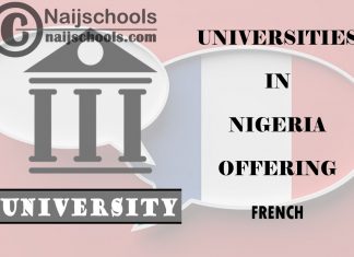 List of Universities in Nigeria Offering French
