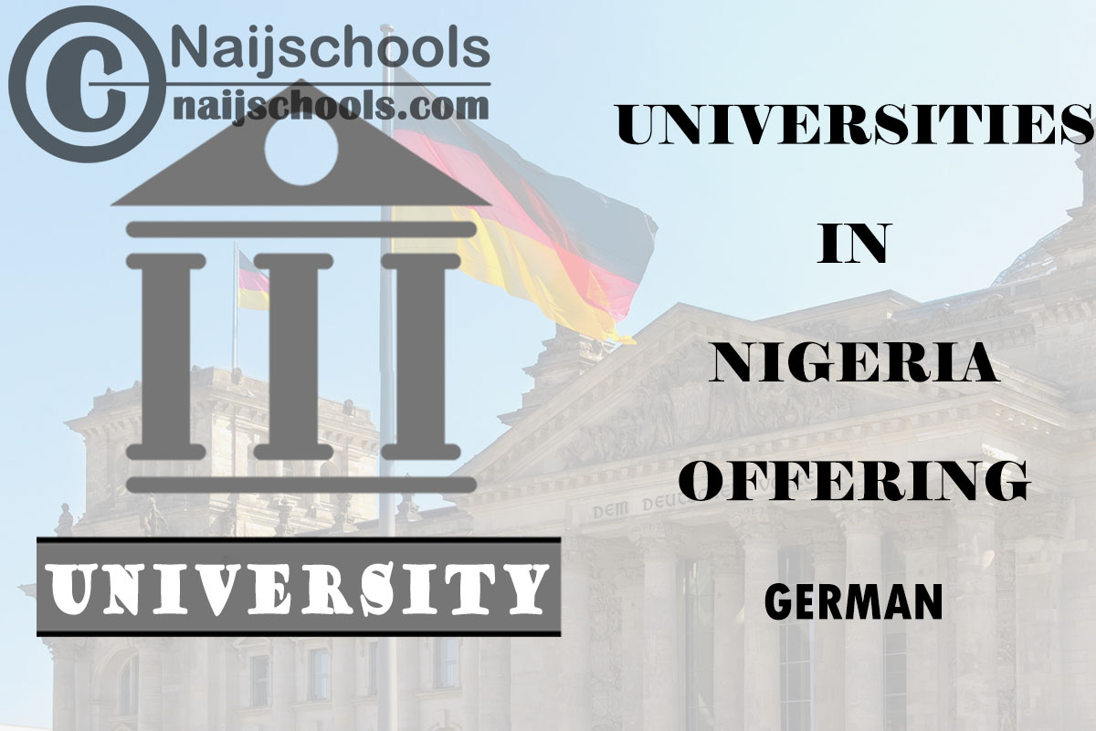 List of Universities in Nigeria Offering German