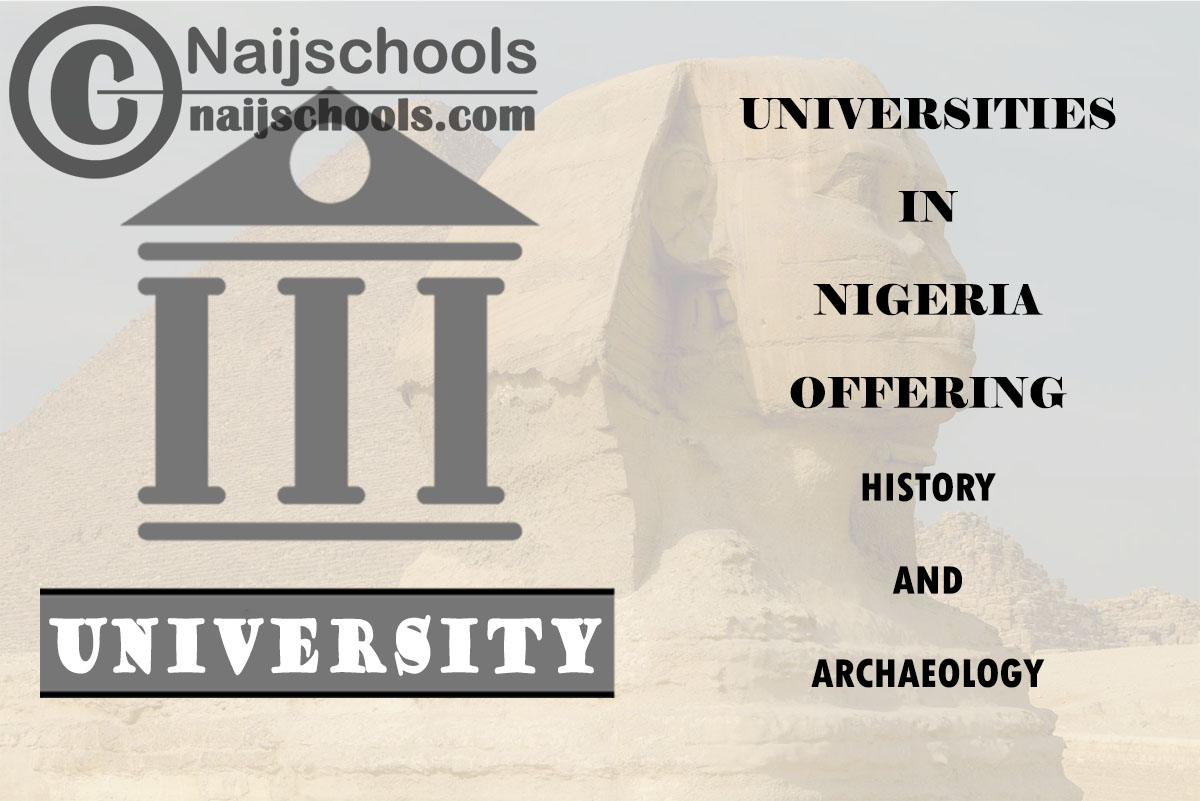 Universities in Nigeria Offering History and Archaeology