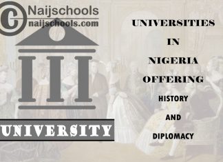 List of Universities in Nigeria Offering History and Diplomacy